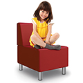 MooreCo® Kids Modular Soft Seating Collection - Armless Chair