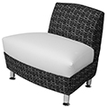 HPFI® Accompany Curved Lounge Seating - 30° Outside Facing Chair