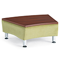 HPFI® Accompany Curved Lounge Seating - Wedge Table
