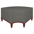 Hickory Contract Urban Lounge Seating - Curved Corner Bench