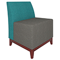 Hickory Contract Urban Lounge Seating - Chair without Arms
