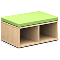 Russwood® Connector Benches - Rectangle Open Bench, Vinyl