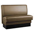 Upholstered Booth - 36 in.H Single Booth, Rollover