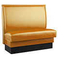 Upholstered Booth - 42 in.H Single Booth, Cap Style