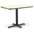 Upholstered Booth Tables - 46 in.W x 24 in.D Table