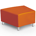MooreCo® Kids Modular Soft Seating Collection - 22.5° 22.5 Degree Wedge Bench