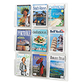 SAFCO® Reveal Clear Wall Display - 9 Magazine Pockets