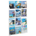 SAFCO® Reveal Clear Wall Display - 12 Magazine Pockets
