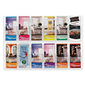 SAFCO® Reveal Clear Wall Display - 12 Literature Pockets