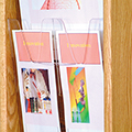 Dividers for Wooden Mallet Stance™ Magazine/Literature Wall Display -  4 in. Brochures