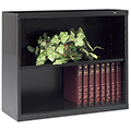 tennsco™ Welded Bookcase - 28 in.H x 34-1/2 in.W x 13-1/2 in.D