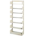 estey® Steel Cantilever Library Shelving - 84 in.H x 10 in.D Single-Face