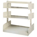 estey® Steel Cantilever Library Shelving - 42 in.H x 20 in.D Double-Face