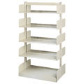 estey® Steel Cantilever Library Shelving - 66 in.H x 20 in.D Double-Face