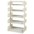estey® Steel Cantilever Library Shelving - 84 in.H x 20 in.D Double-Face