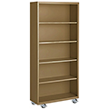 Steel Cabinets USA Mobile Steel Bookcases - 75 in.H x 36 in.W x 18 in.D