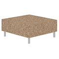 Hickory Contract Qube Lounge Seating - Bench
