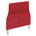 Hickory Contract Qube Lounge Seating - Single Right Angle Bench