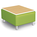 MooreCo® Modular Soft Seating Collection - Bench with Laminate Top