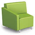 MooreCo® Modular Soft Seating Collection - 22.5° Wedge Inside Right Arm Chair