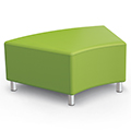 MooreCo®Modular Soft Seating Collection - 45° Wedge Bench