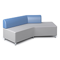 Russwood® Exchange Lounge Seating - Right Back Sofa, Fabric