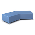 Russwood® Exchange Lounge Seating - Backless Sofa, Fabric