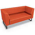 MooreCo® AKT Lounge Seating - Loveseat w/Arms