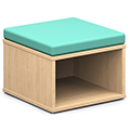 Russwood® Connector Benches - Square Open Bench, Fabric