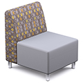 Russwood® Palette™ Soft Lounge Seating - Square Chair, Fabric