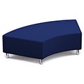 Russwood® Palette™ Soft Lounge Seating - 60° Wedge Bench, Fabric