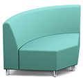 Russwood® Palette™ Soft Lounge Seating - 90° Corner Chair, Fabric