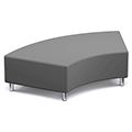 Russwood® Palette™ Soft Lounge Seating - 60° Wedge Bench, Vinyl
