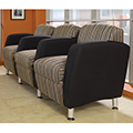 HPFI® Accompany Lounge Seating -3 Seat Lounger
