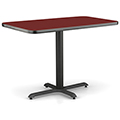 Upholstered Booth Tables - 46 in.W x 30 in.D Table