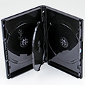 Clear-Vu One-Time™ Security Case - 4 Disc DVD, Black