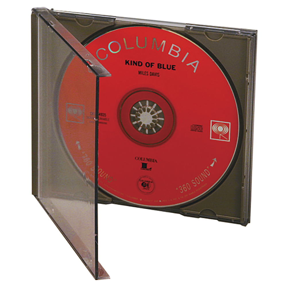 CDBIS10DGPR Allsop Single Super Strong Box CD Jewel Case Durable and Shatter Proof CD Case 1 