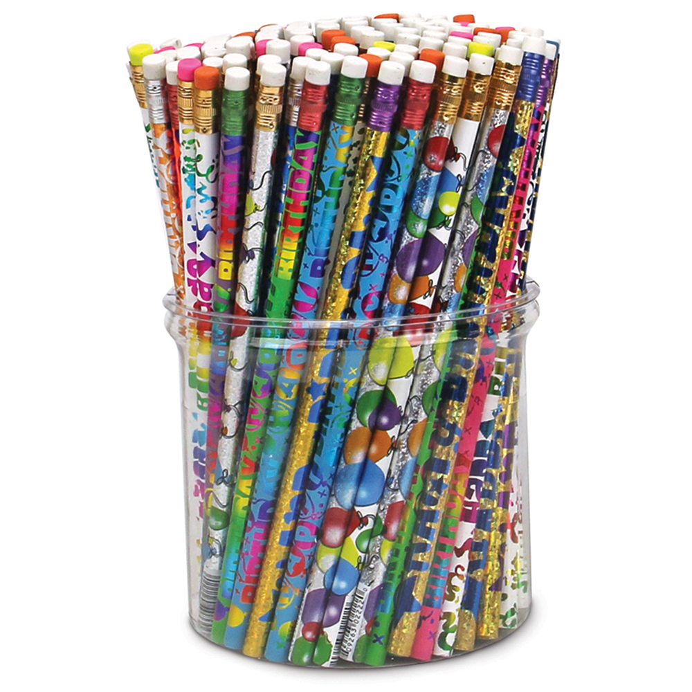 Birthday Pencil Assortment Package of 144 