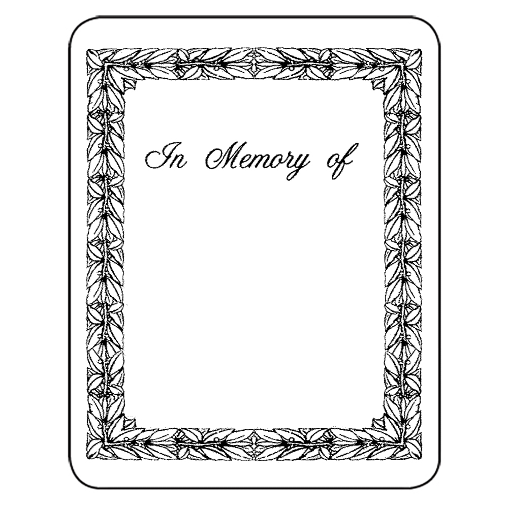 Laser & Inkjet Bookplates - In Memory of, 21/Pkg Within Bookplate Templates For Word